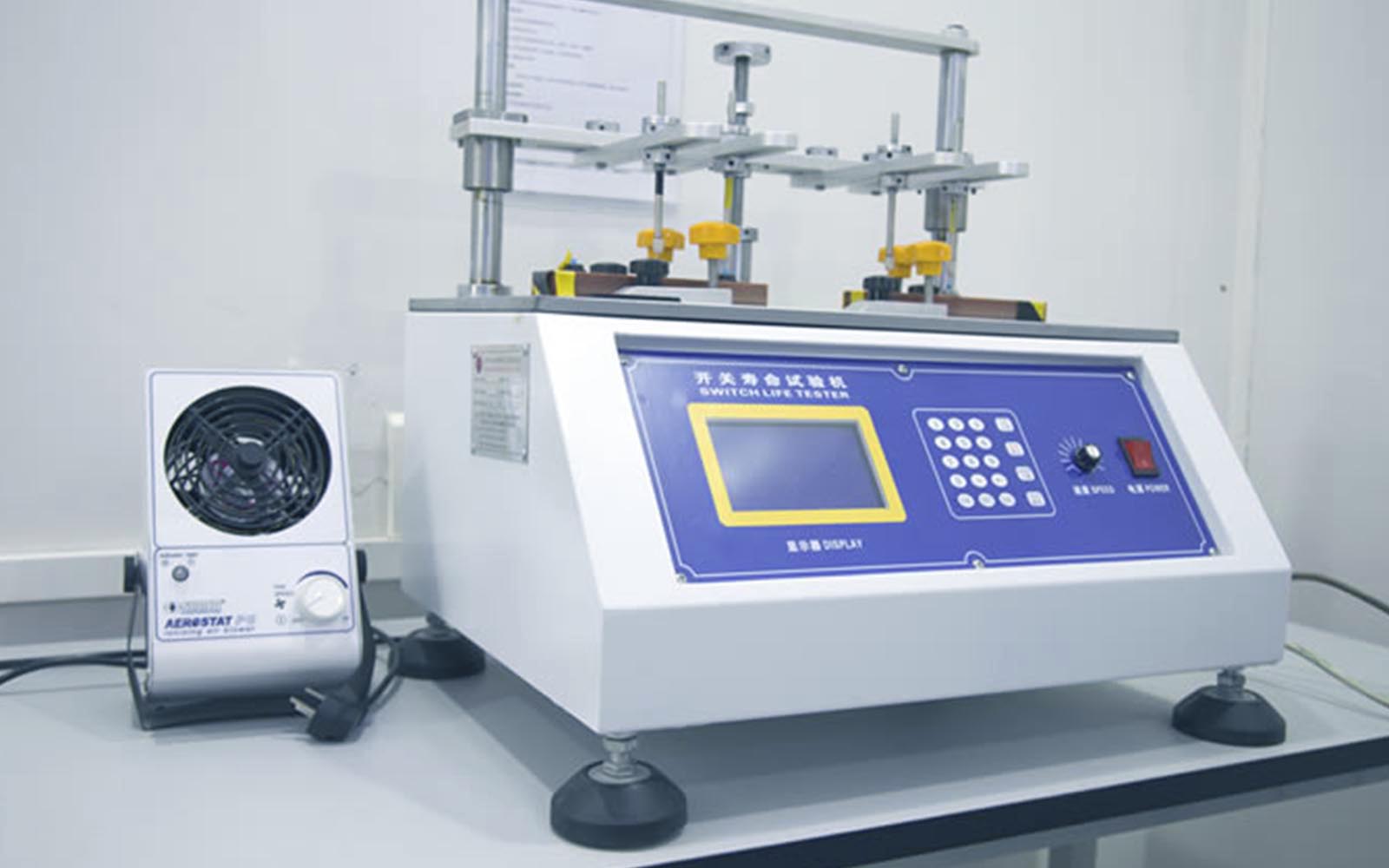Button endurance tester for switches touch panels and consumer electronics parts